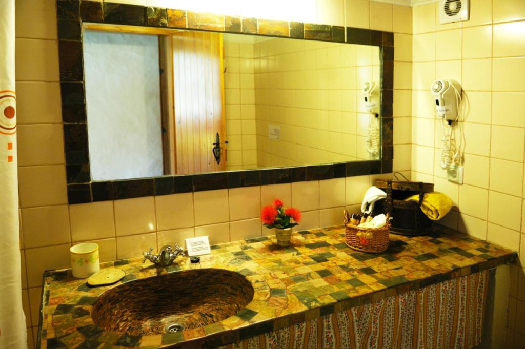 Koupelna v ubytování Casa Da Seiceira