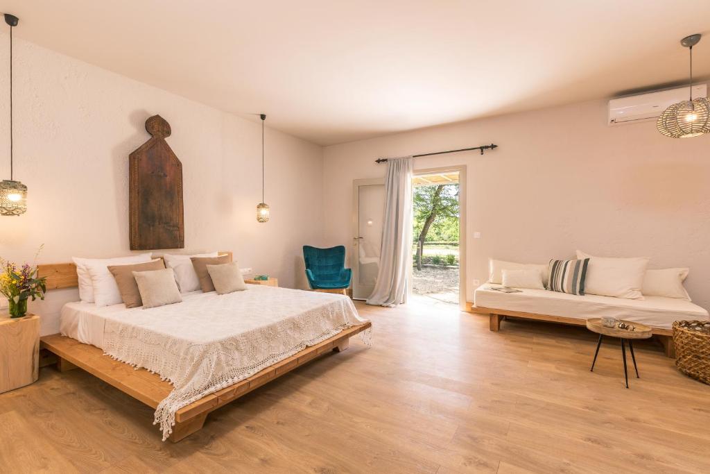 Postel nebo postele na pokoji v ubytování Luna Inn B&B