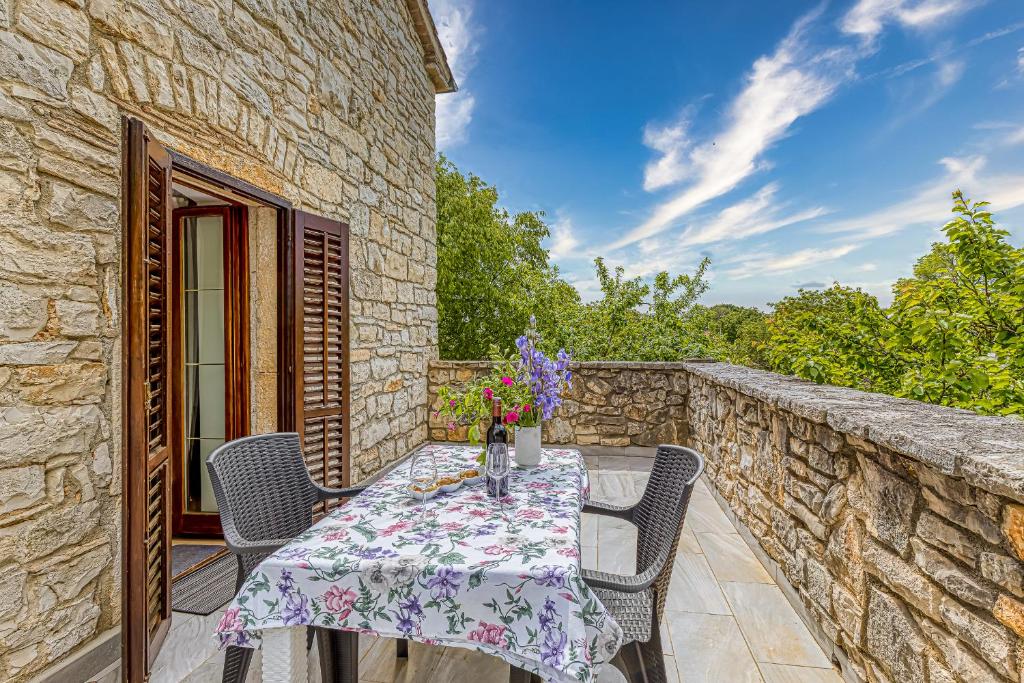 Balkon lub taras w obiekcie Eden house