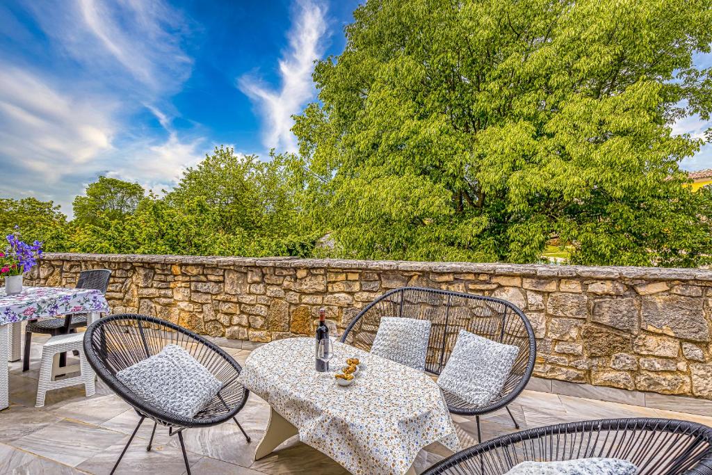 Balkon lub taras w obiekcie Eden house