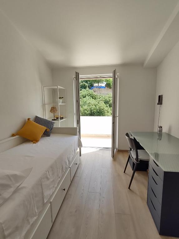 Posteľ alebo postele v izbe v ubytovaní Family Apartment Marton