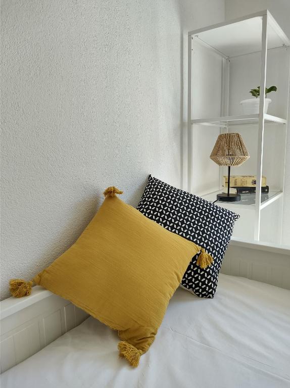 Posteľ alebo postele v izbe v ubytovaní Family Apartment Marton