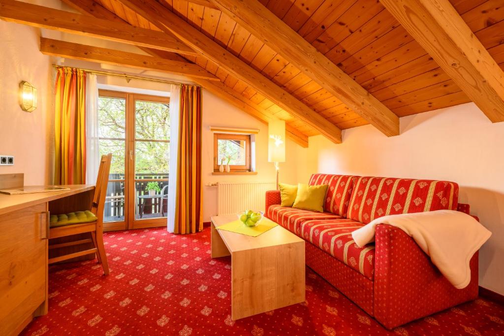 Posezení v ubytování Aparthotel Weinklause Superior