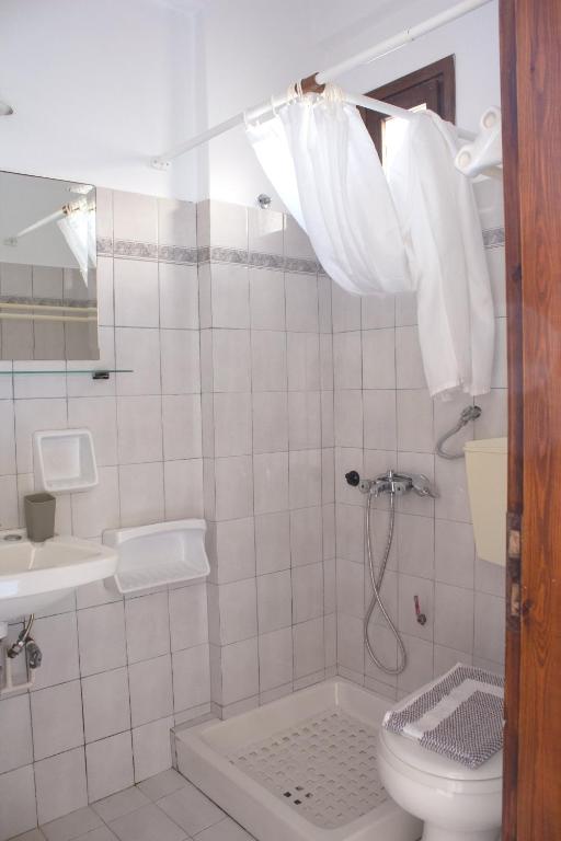 Koupelna v ubytování Pomelo Rooms
