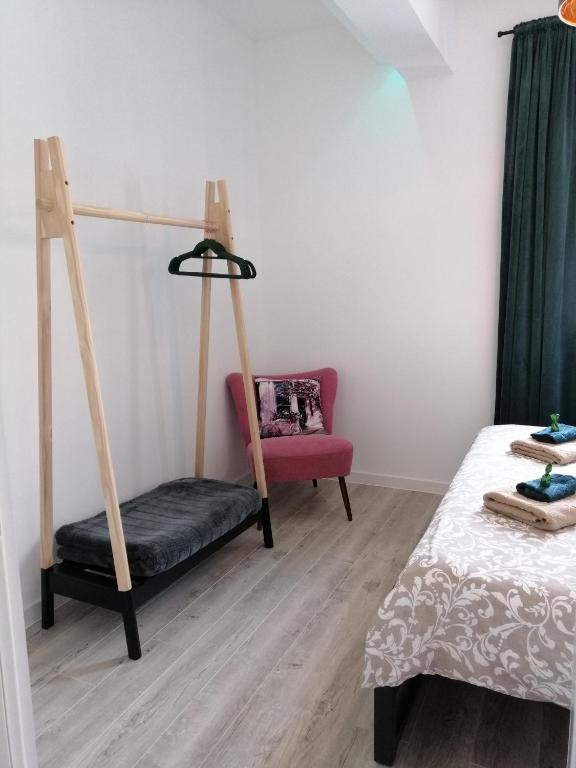 Postel nebo postele na pokoji v ubytování Apartment Rita