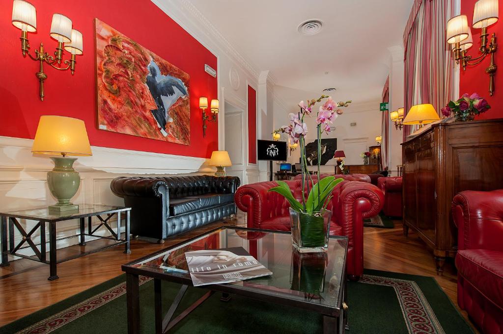 Posezení v ubytování Hotel Nord Nuova Roma