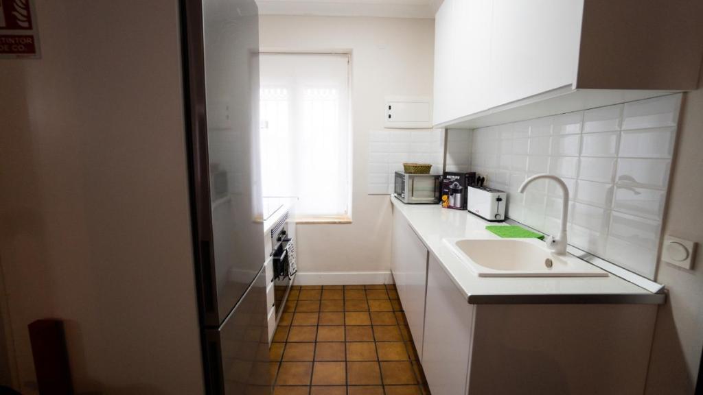 Kuchyň nebo kuchyňský kout v ubytování CASA RURAL TRES VENTAS