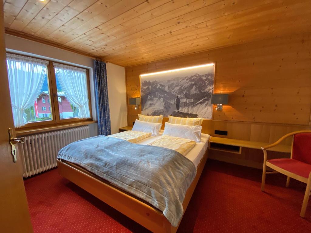 Postel nebo postele na pokoji v ubytování Gatterhof