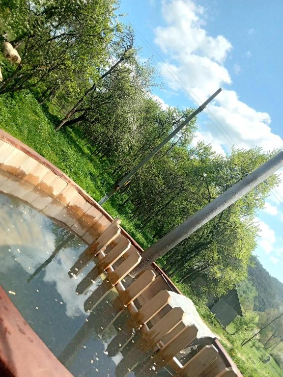 Bazén v ubytování RUSTIC SEJOUR,Roşia Montana nebo v jeho okolí