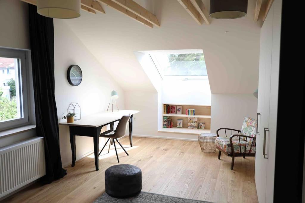 Posezení v ubytování Pegnitz Apartement