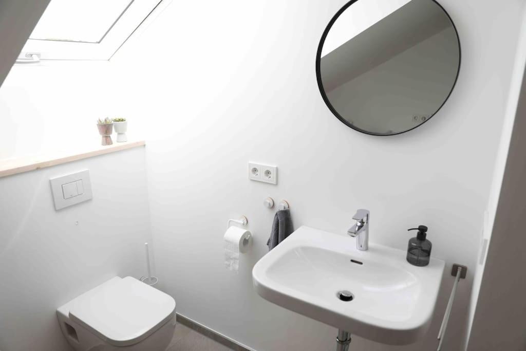 Koupelna v ubytování Pegnitz Apartement