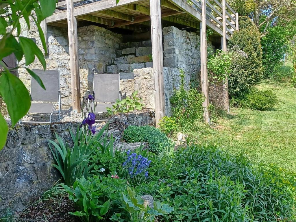Zahrada ubytování Maison d'Engon charme nature