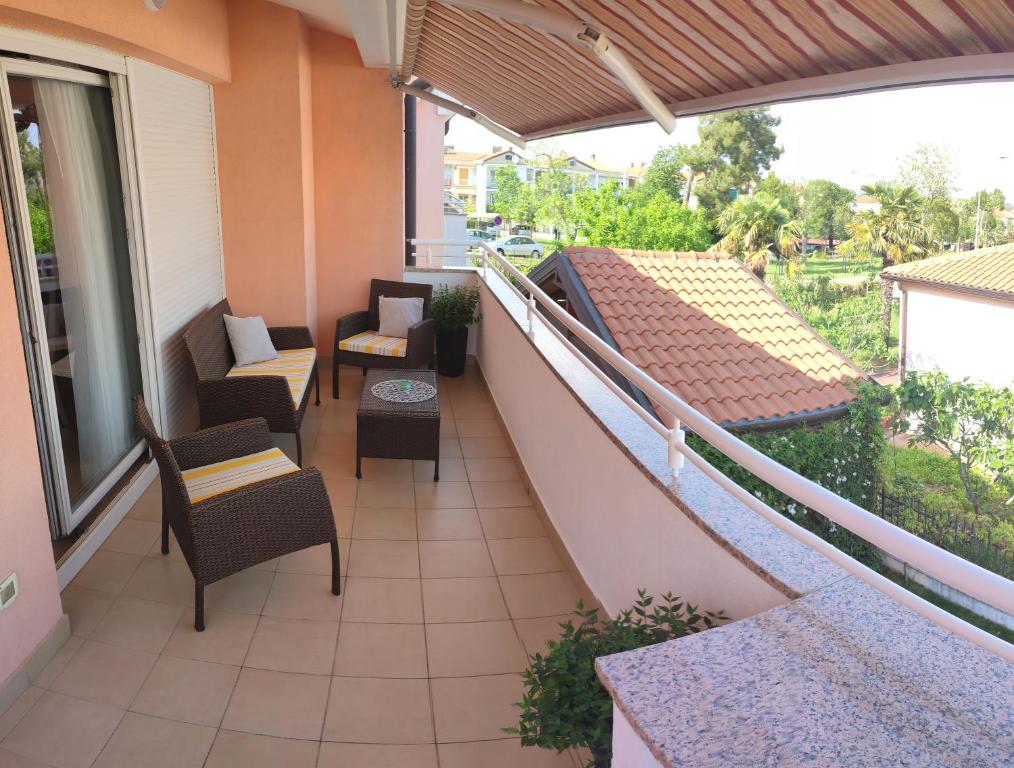 Balkón nebo terasa v ubytování Apartment Gaia