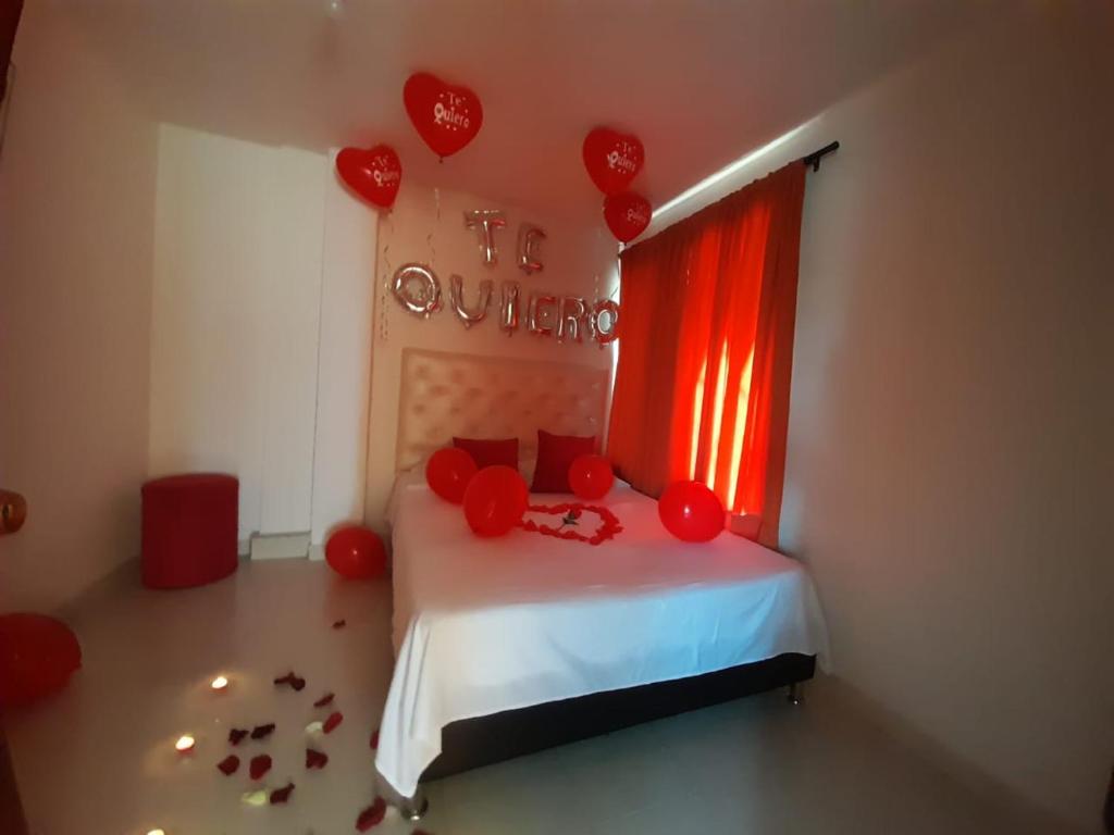 Postel nebo postele na pokoji v ubytování Apartamento oasis del norte
