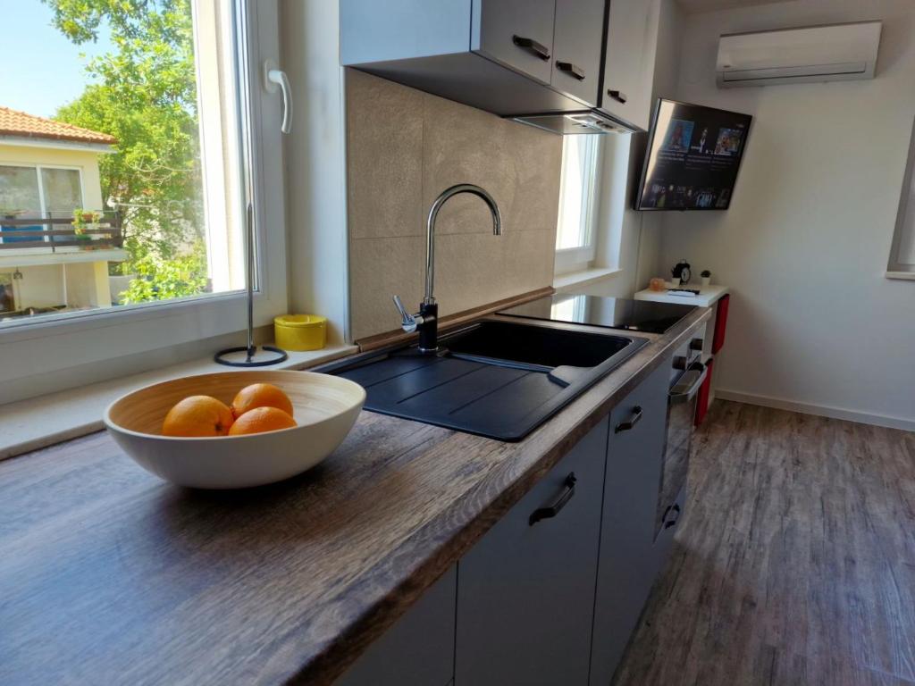 Kuchyň nebo kuchyňský kout v ubytování Anna24 Holidays