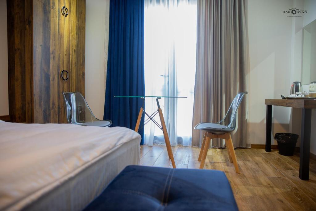 Postel nebo postele na pokoji v ubytování Отель AuRoom Ванадзор