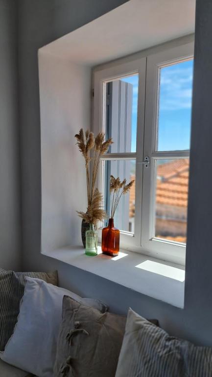 Posezení v ubytování Townhouse Christos