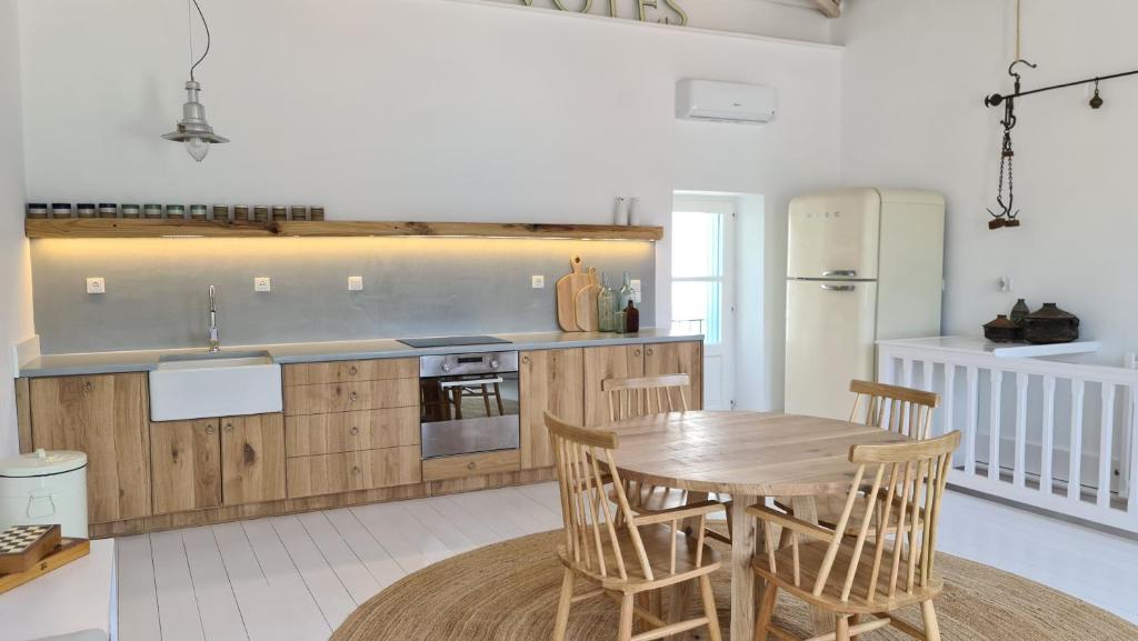 Kuchyň nebo kuchyňský kout v ubytování Townhouse Christos