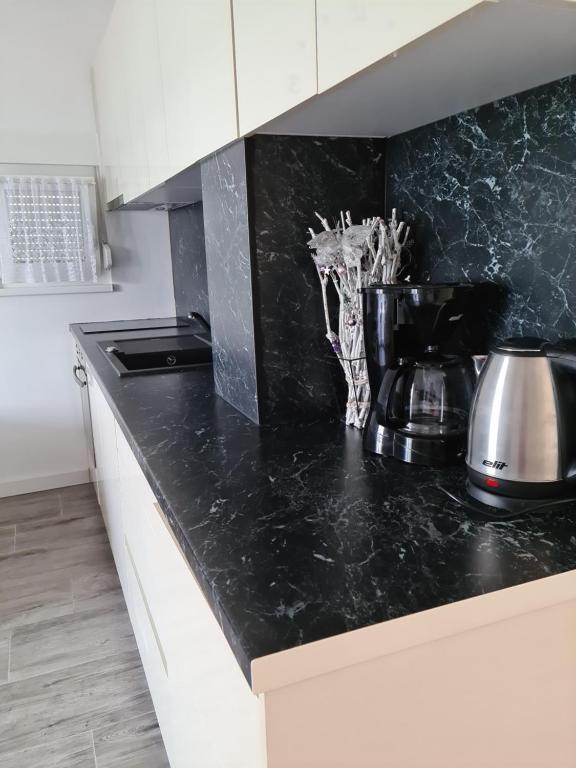 Kuchyňa alebo kuchynka v ubytovaní Apartmani Rudi