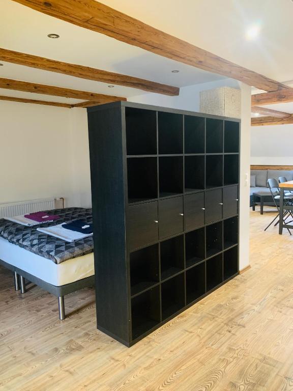 Postel nebo postele na pokoji v ubytování Studio-Apartments Boulevard