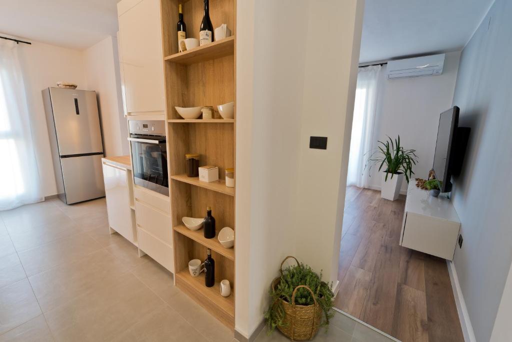 Kuchnia lub aneks kuchenny w obiekcie MaLeMi apartment