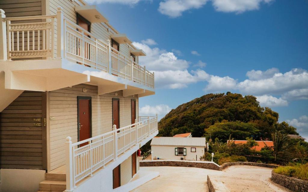 Balkón nebo terasa v ubytování Saba Arawak Hotel