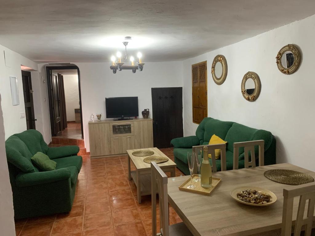 Część wypoczynkowa w obiekcie Alojamiento Rural Cortijo Alameda, Las Lagunillas