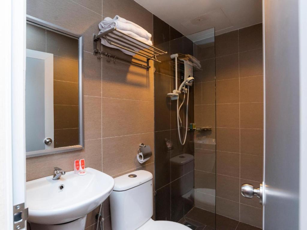 Koupelna v ubytování Hotel 101 Ulu Tiram