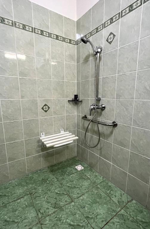 Koupelna v ubytování Hotel Karolina