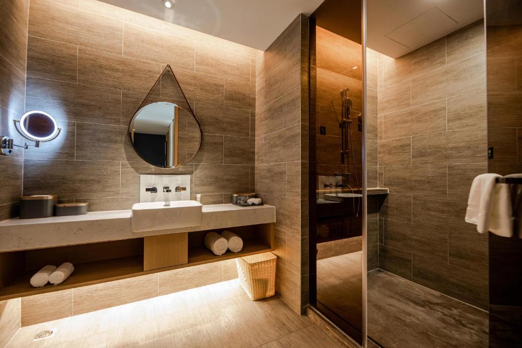 Koupelna v ubytování Atour S Hotel Shenzhen Longgang Zhonghaixing