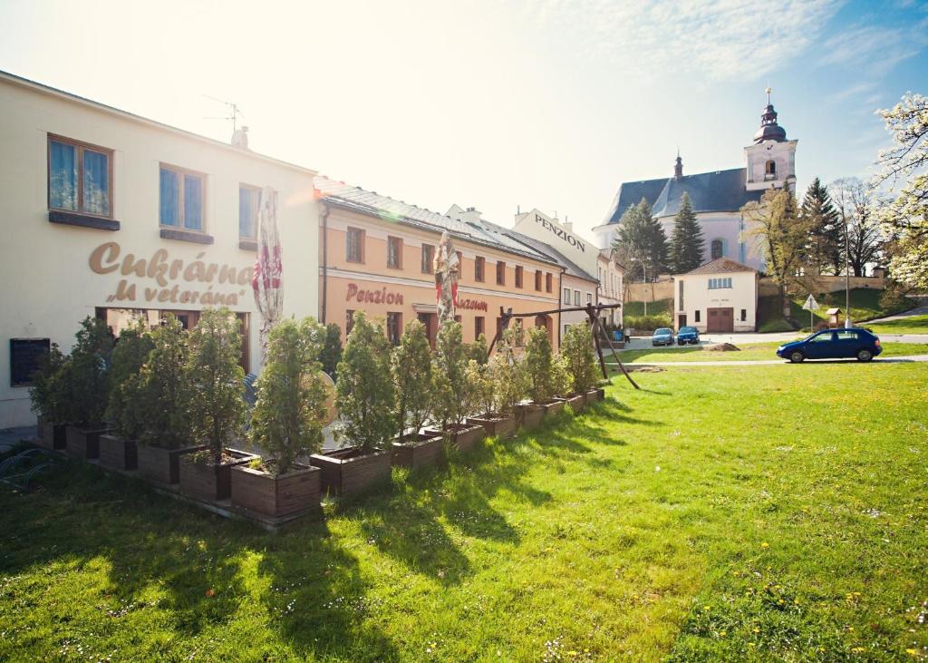 Zahrada ubytování Penzion U Veterána