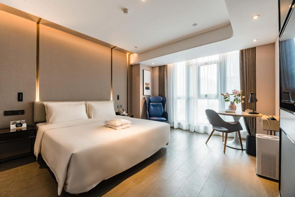 Atour Hotel Suzhou North High-Speed Railway Station - Chambre Double De Luxe Avec Vue Sur La Ville