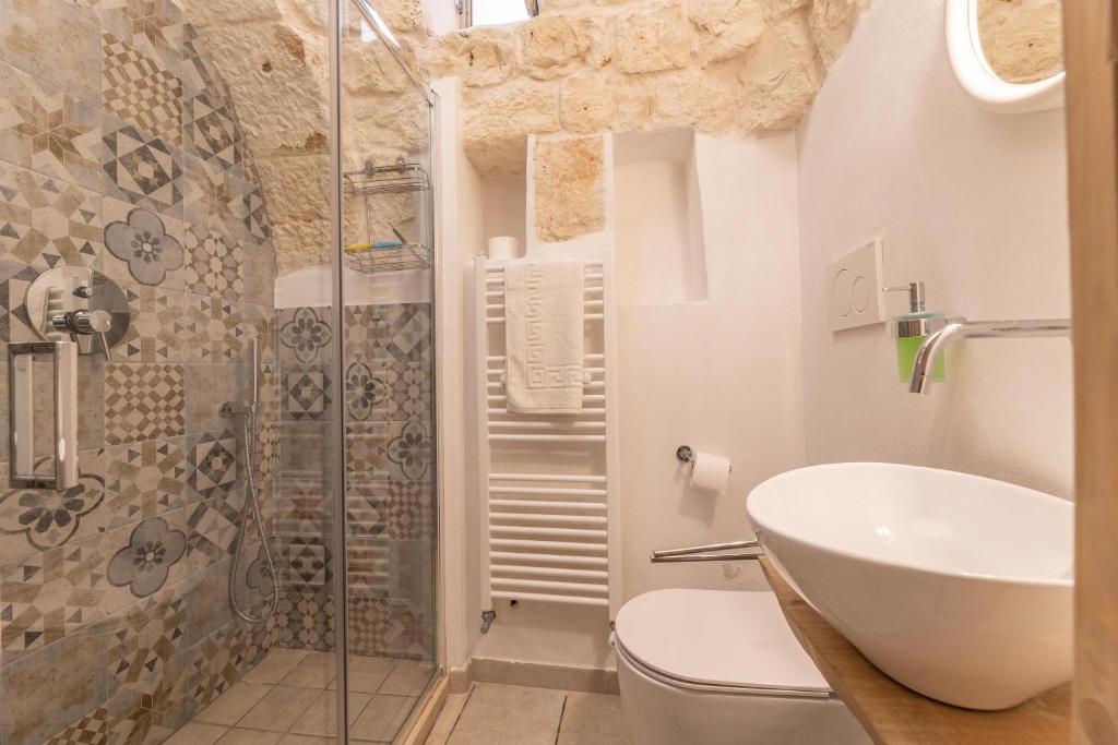Łazienka w obiekcie Trullo Aia Antica