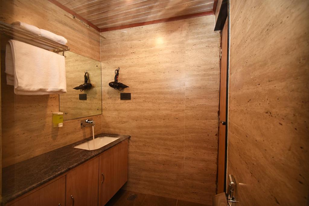 Koupelna v ubytování Hotel Thamel Park