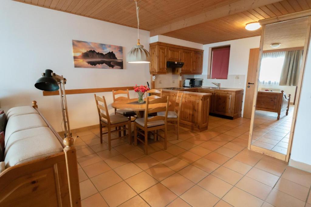 Kuchyň nebo kuchyňský kout v ubytování Apartment Panorama Gerlitzen