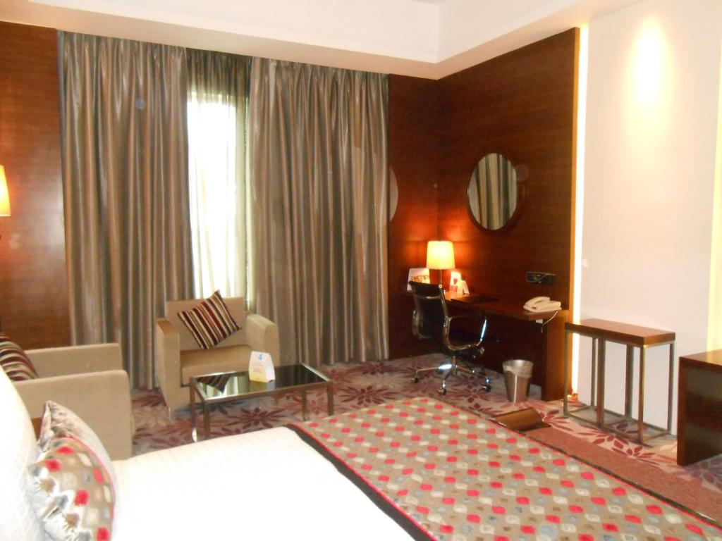 Posezení v ubytování Pride Plaza Hotel, Kolkata