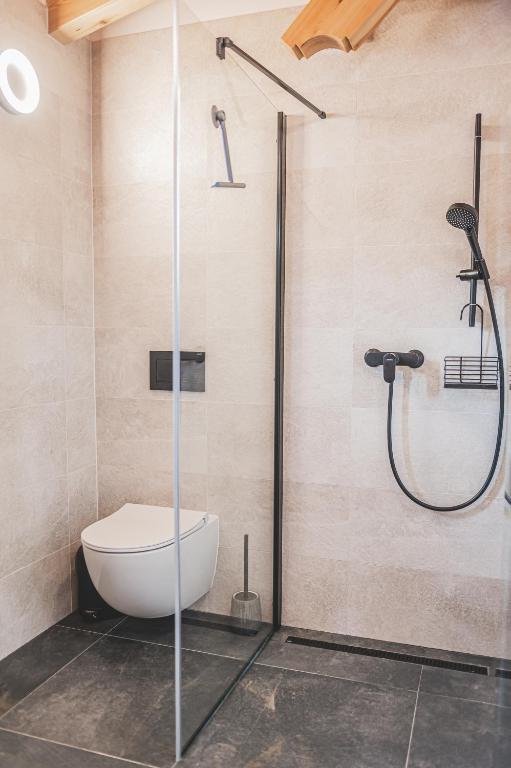Koupelna v ubytování Apartmány Pod Jelenkou
