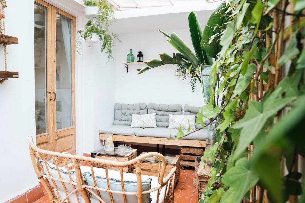 Posedenie v ubytovaní HA Balmes Terrace Apartments