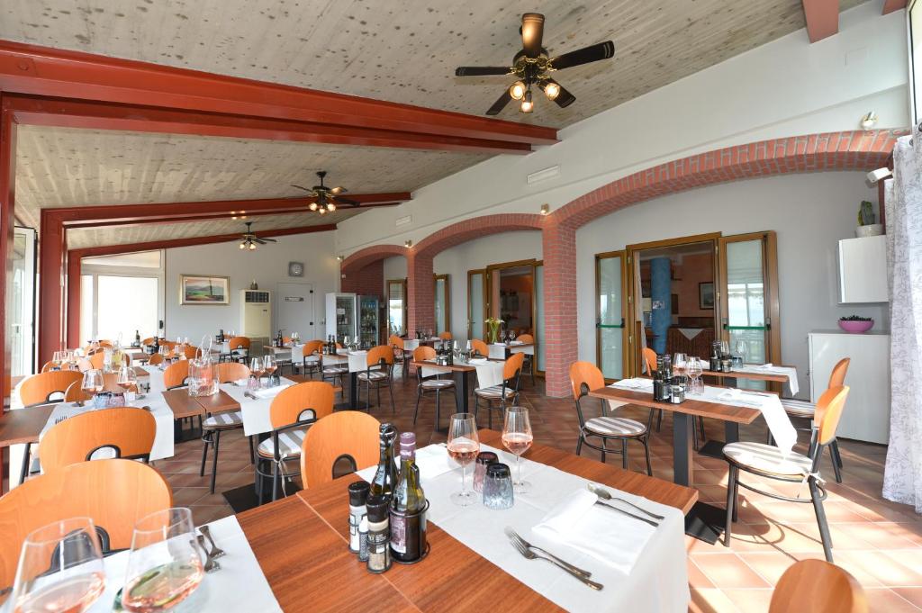 Restaurace v ubytování Albergo Panoramica