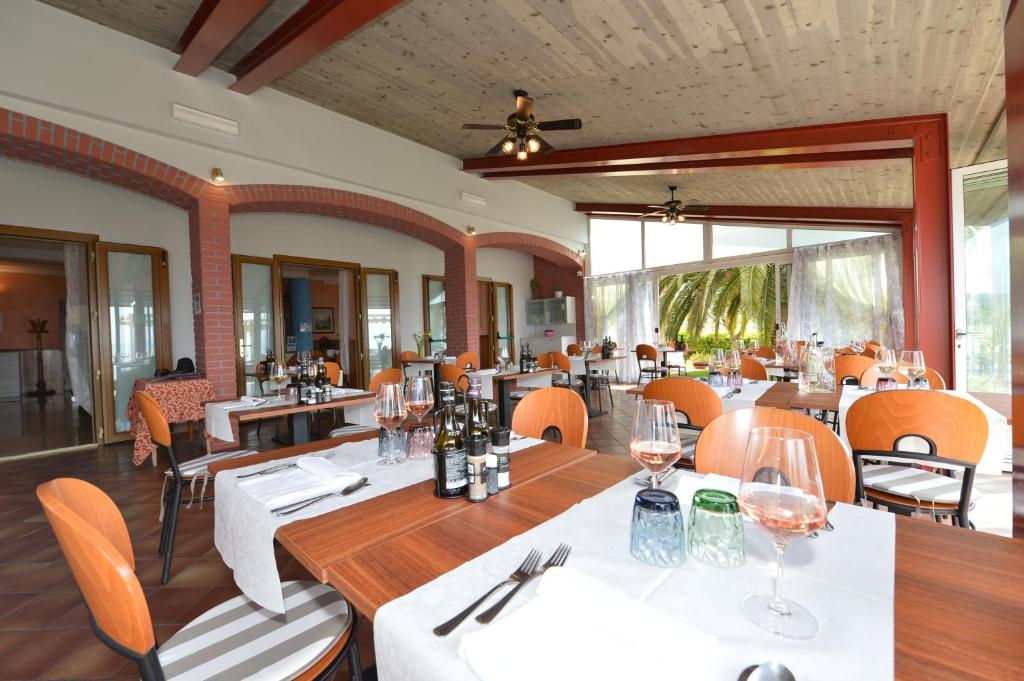 Restaurace v ubytování Albergo Panoramica