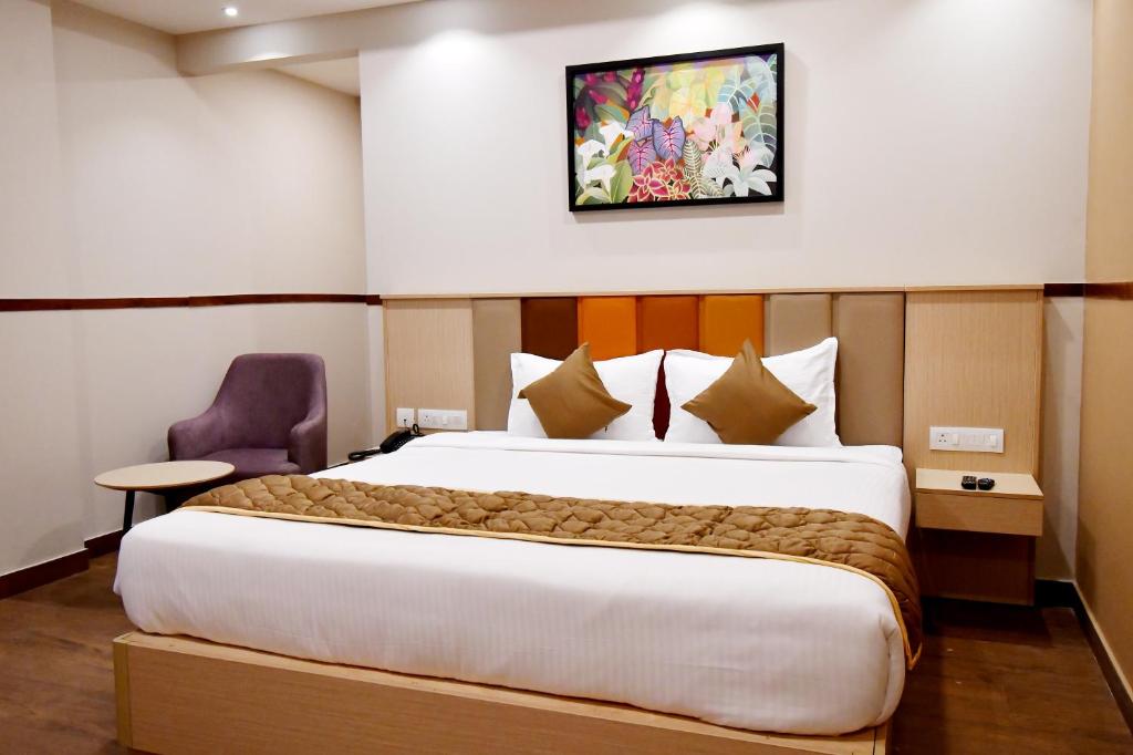 Postel nebo postele na pokoji v ubytování Soho Boutique Hotel