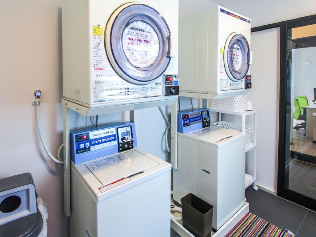 Kuchyň nebo kuchyňský kout v ubytování HOTEL LiVEMAX Okayama West