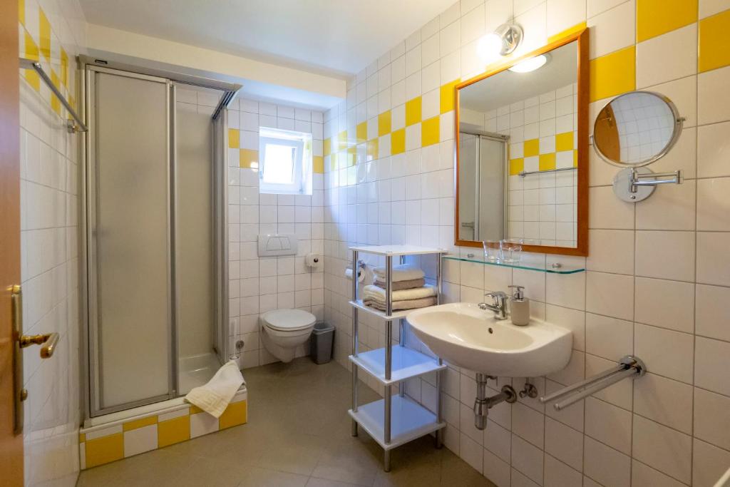 Koupelna v ubytování Gästezimmer Ilse Brauneis
