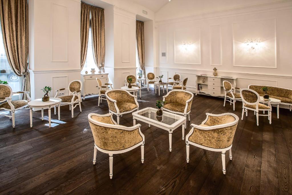 Posedenie v ubytovaní Prestige Hotel Budapest