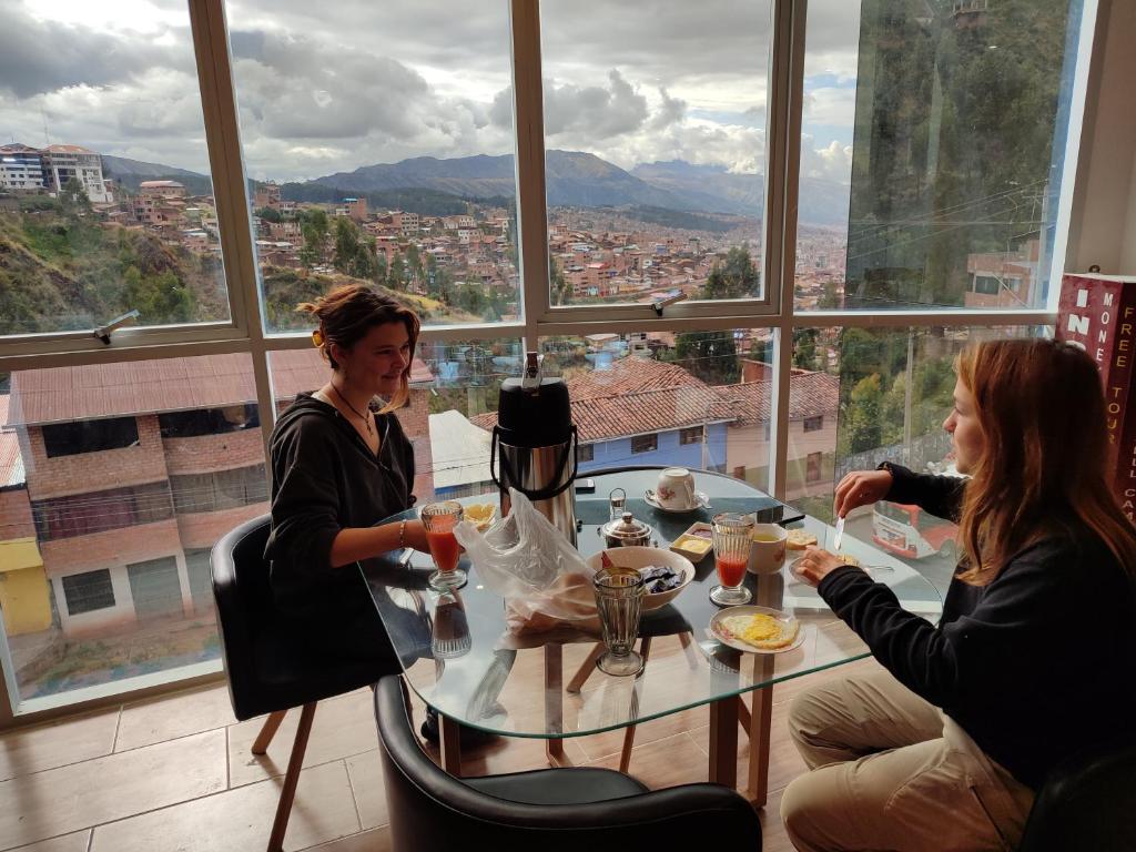 Nespecifikovaný výhled na hory nebo výhled na hory při pohledu z bed and breakfast