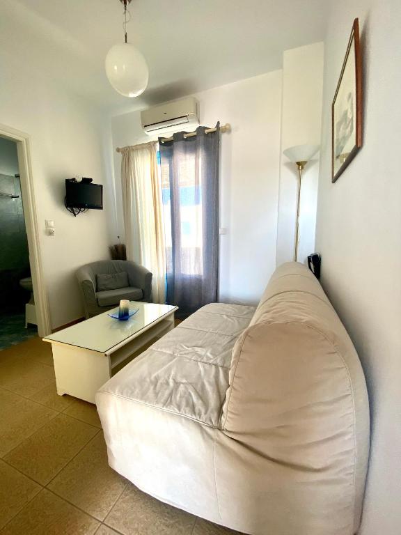 Posteľ alebo postele v izbe v ubytovaní Mer Bleu Apartments