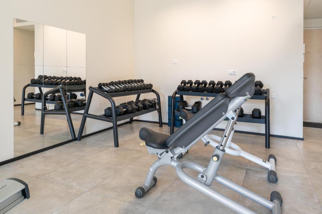 Fitness centrum a/nebo fitness zařízení v ubytování Swiss Hotel Apartments - Lugano