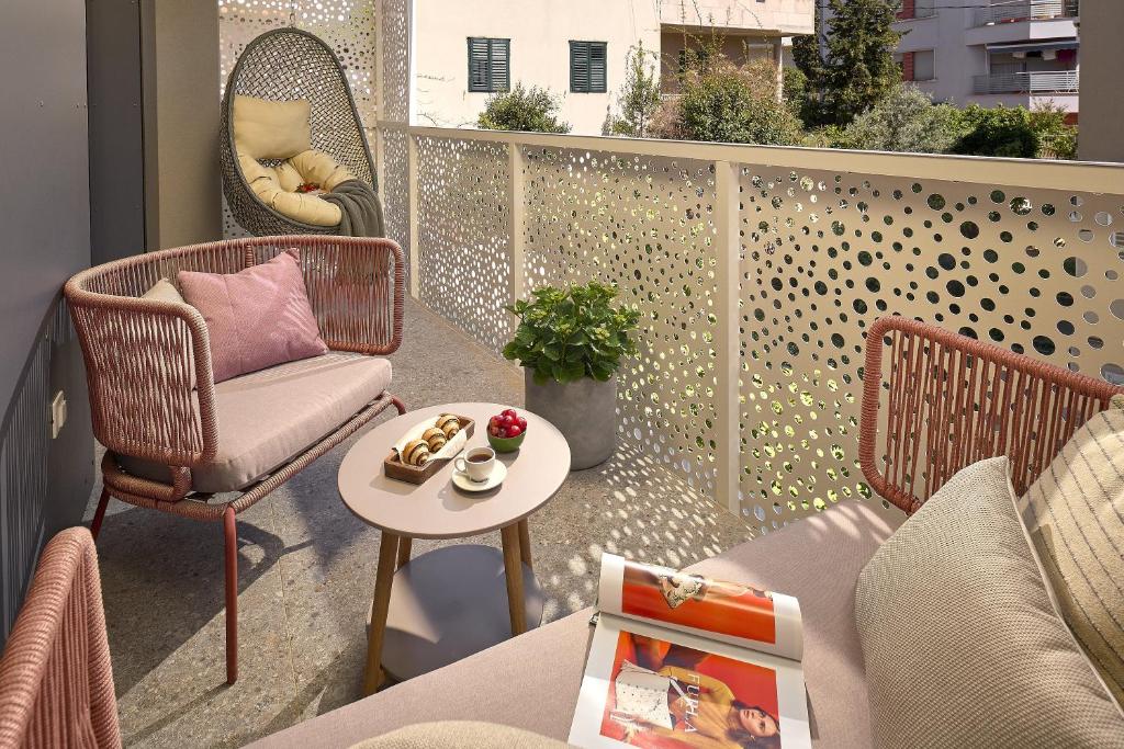 Posezení v ubytování Luxury Apartments Villa Mala Split