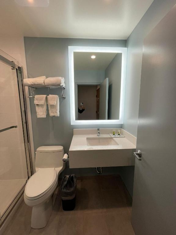 Koupelna v ubytování 112 Motel