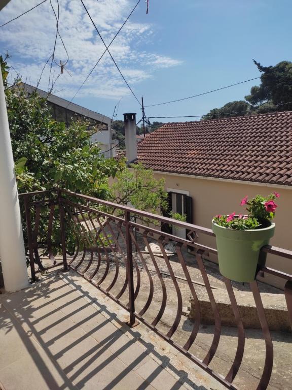 Balkón nebo terasa v ubytování Guest House Nikola